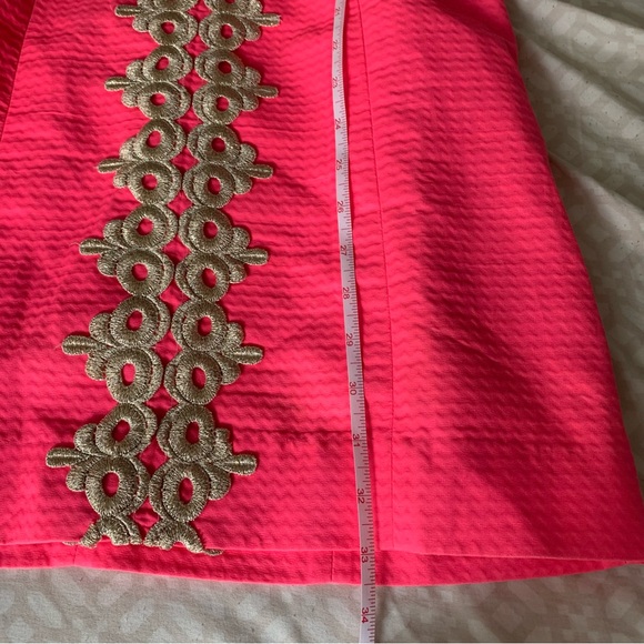 Lilly Pulitzer | Hot Pink Shift Dress | Size 0 - Picture 9 of 10